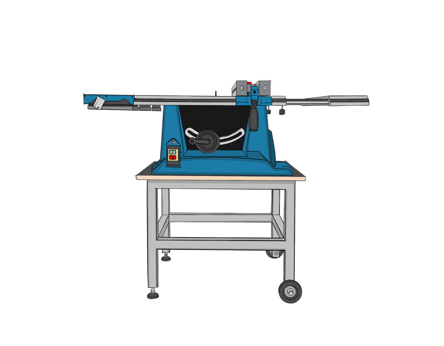 Table Saw Trolley