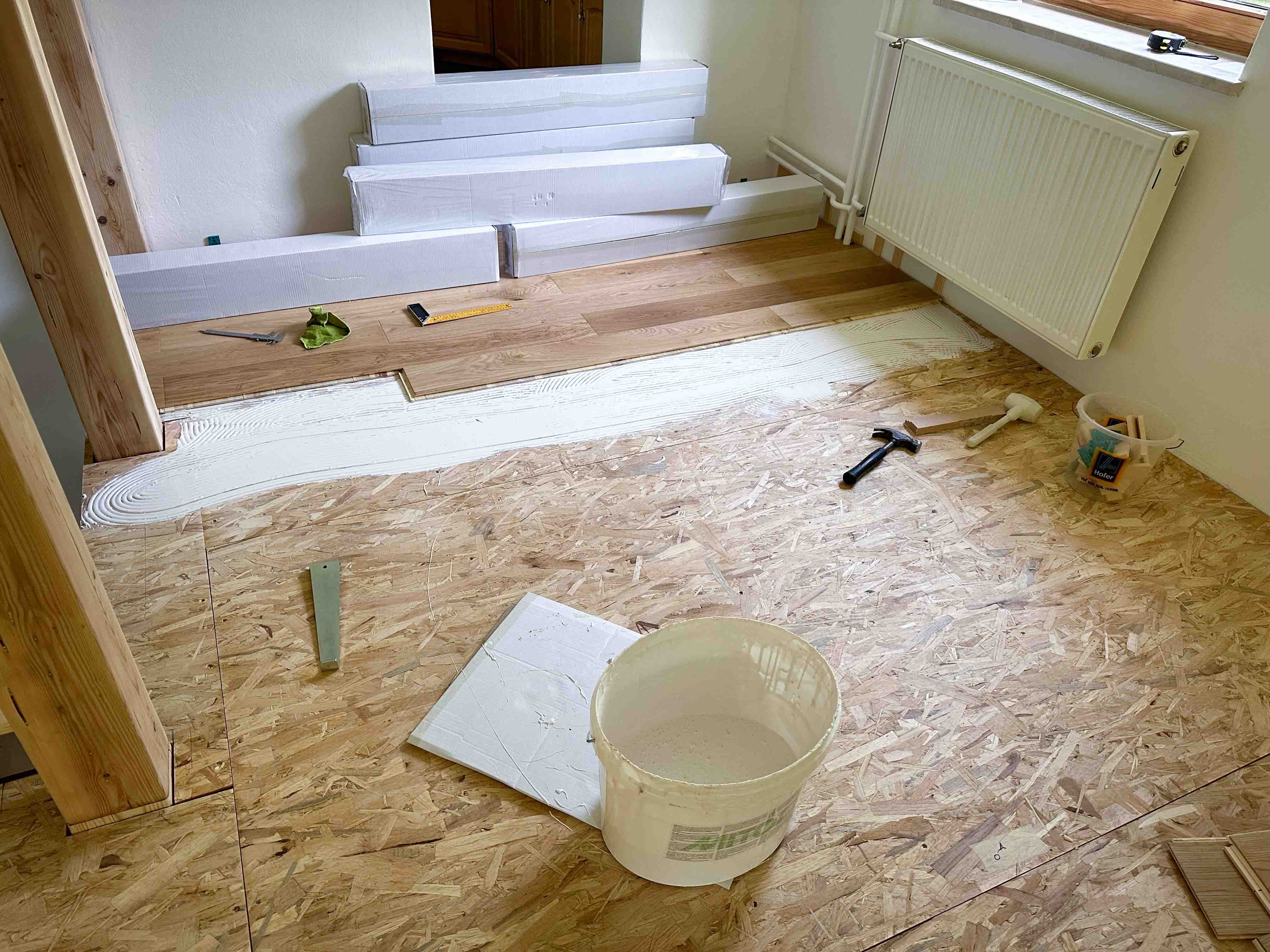 Flooring progress