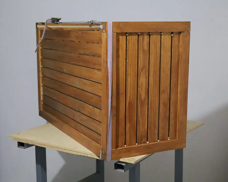 Garden cabinet assembling