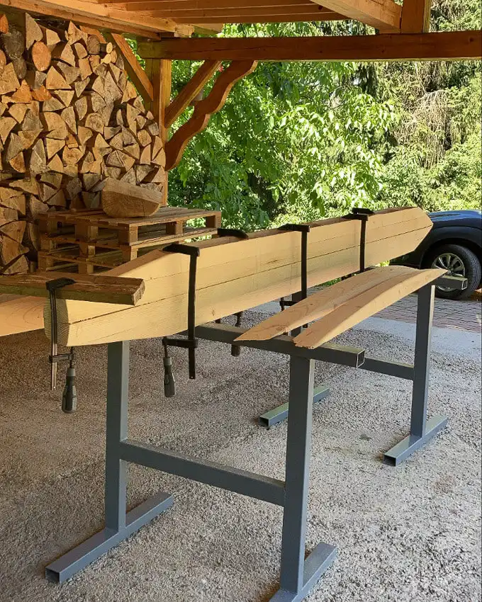 Paddle board gluing