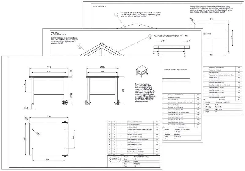 Technical drawings